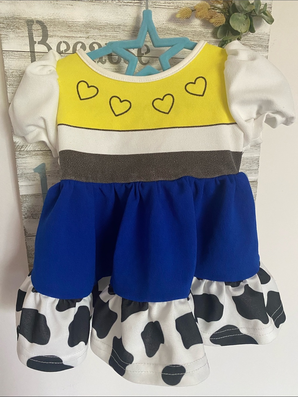 SHEIN Toy Story Jessie Doll Baby Dress Halloween costume cosplay